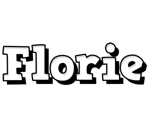 Florie snowing logo