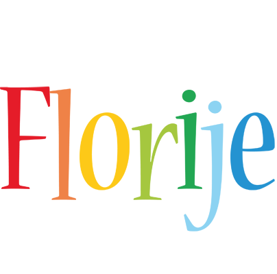 Florije birthday logo
