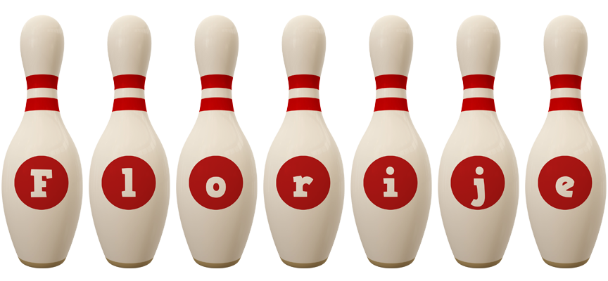 Florije bowling-pin logo