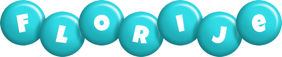 Florije candy-azur logo