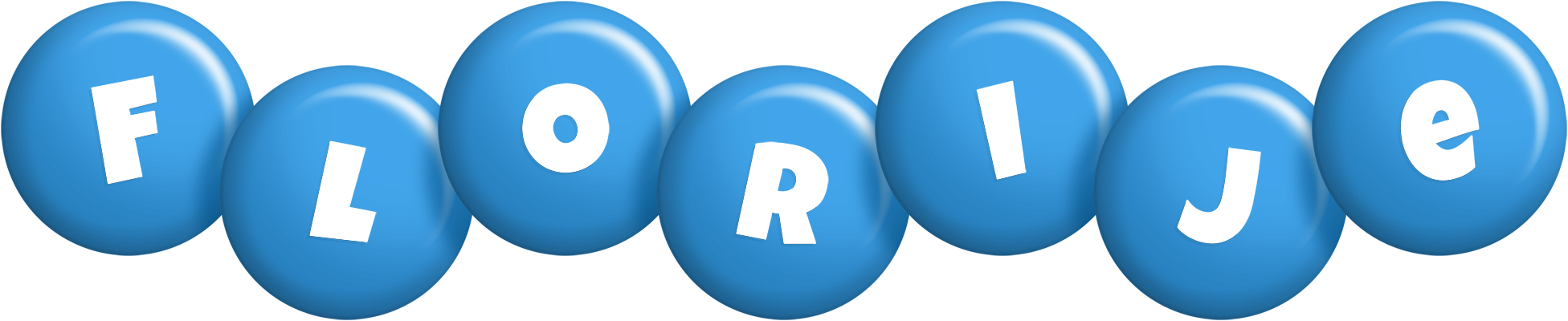Florije candy-blue logo