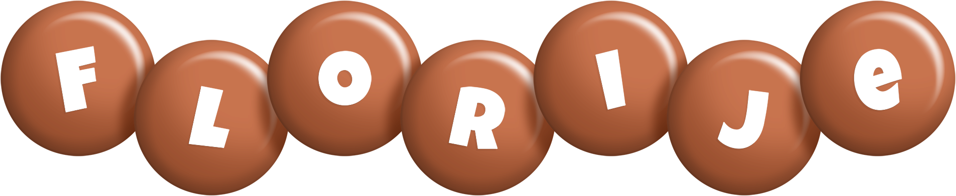 Florije candy-brown logo