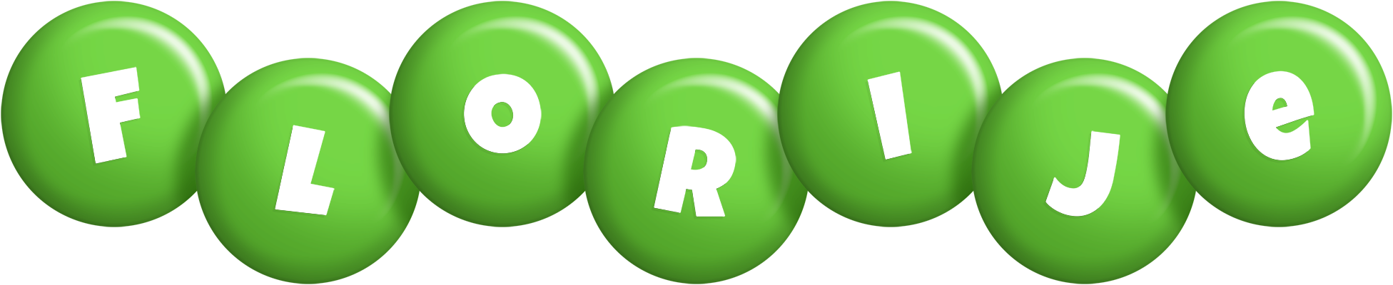 Florije candy-green logo