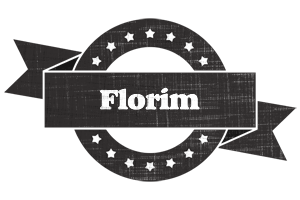 Florim grunge logo