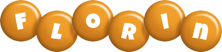 Florin candy-orange logo