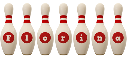 Florina bowling-pin logo