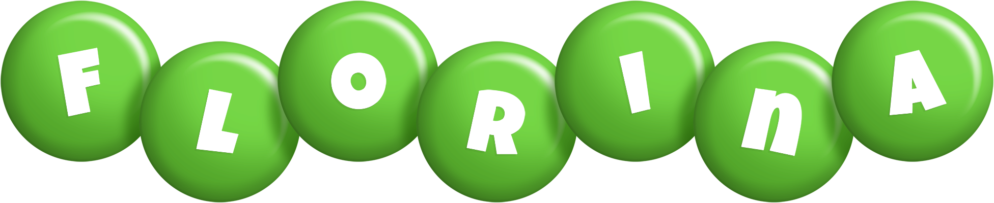 Florina candy-green logo