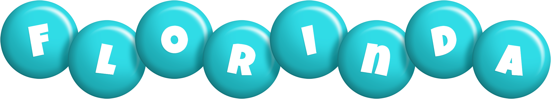 Florinda candy-azur logo
