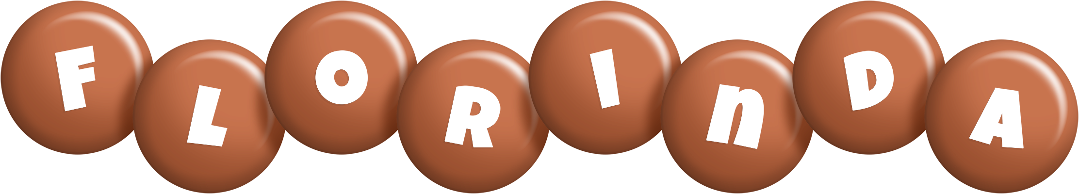 Florinda candy-brown logo