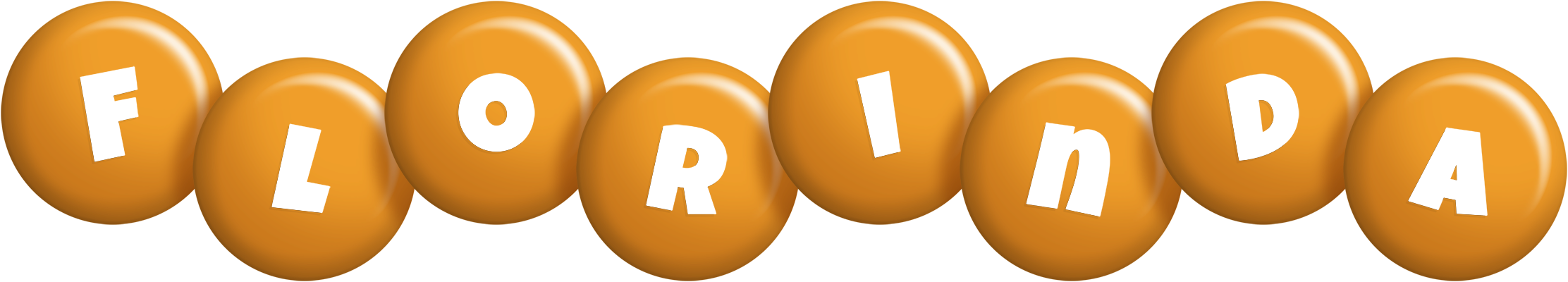 Florinda candy-orange logo
