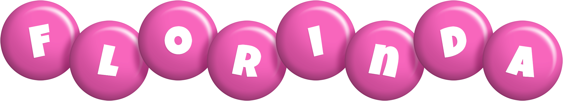 Florinda candy-pink logo
