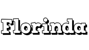 Florinda snowing logo