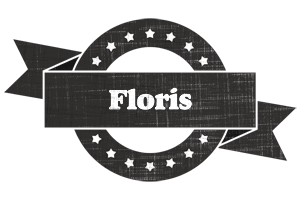 Floris grunge logo