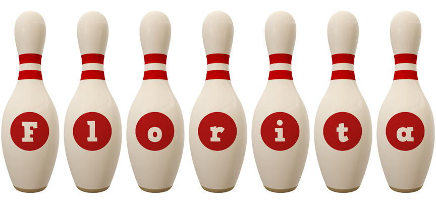 Florita bowling-pin logo