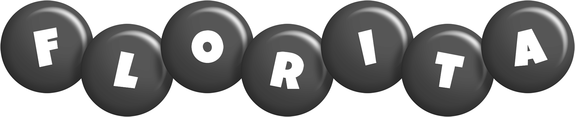 Florita candy-black logo