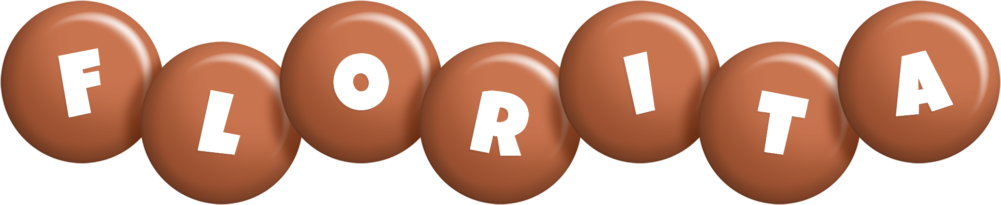 Florita candy-brown logo