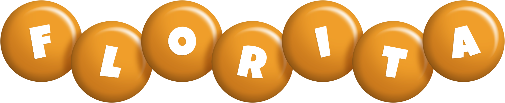 Florita candy-orange logo