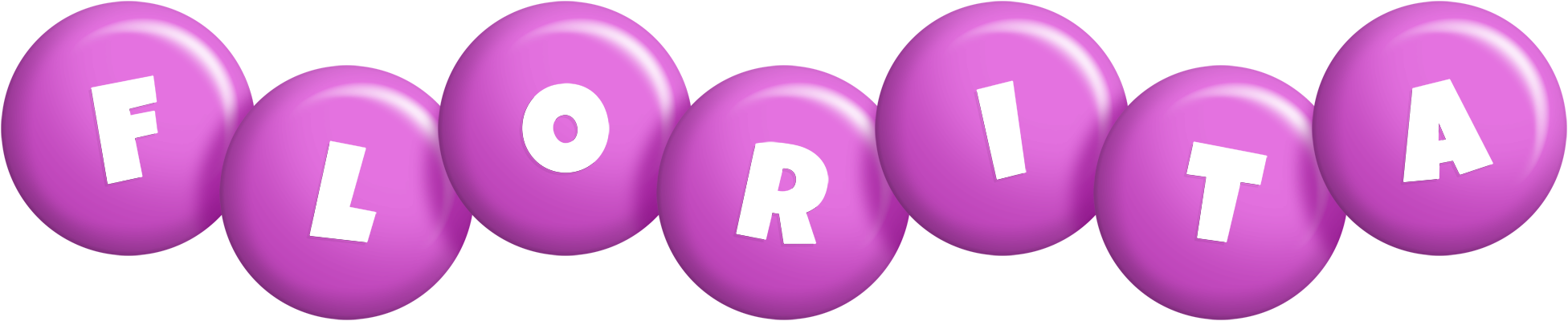 Florita candy-purple logo