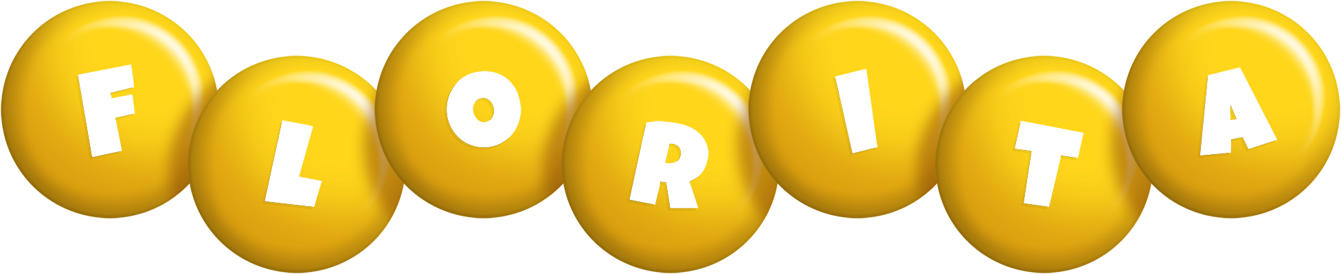 Florita candy-yellow logo