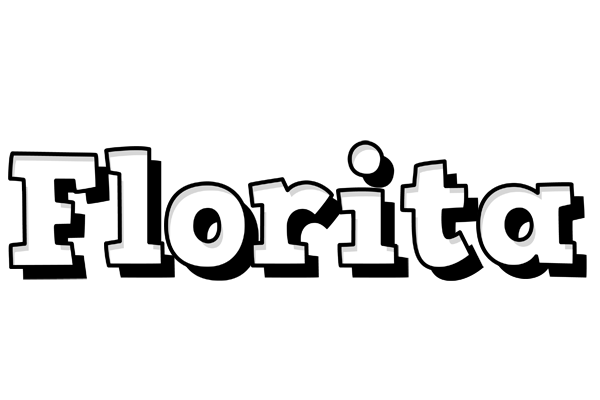 Florita snowing logo