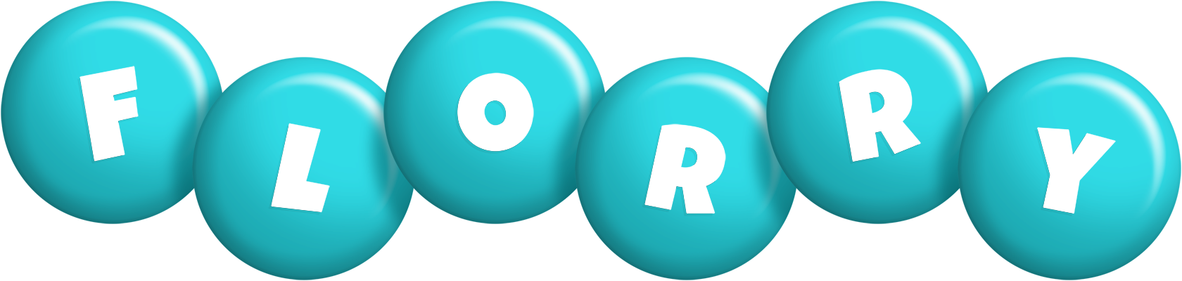 Florry candy-azur logo