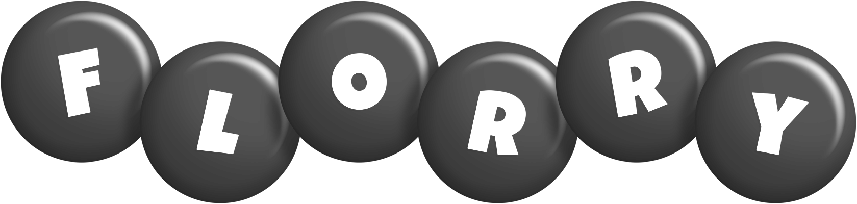 Florry candy-black logo
