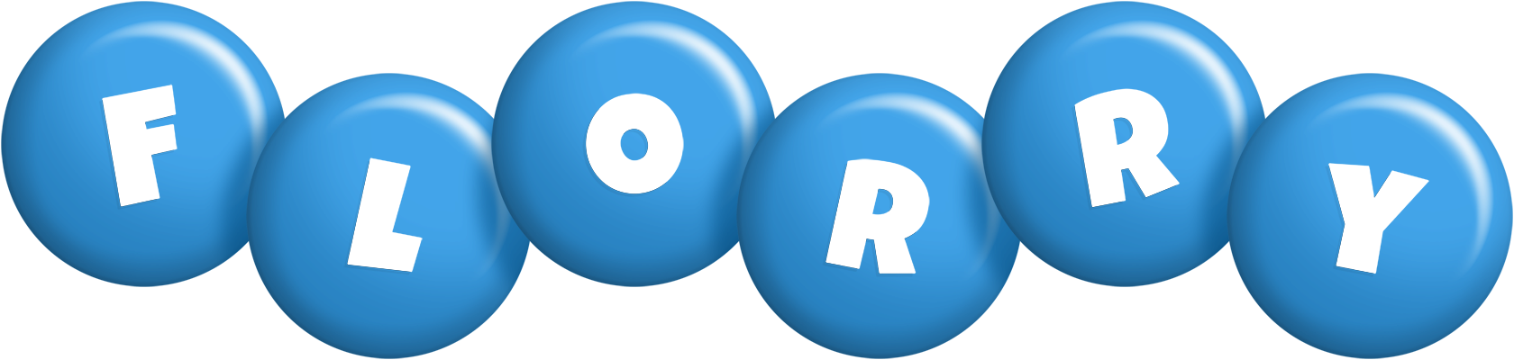 Florry candy-blue logo