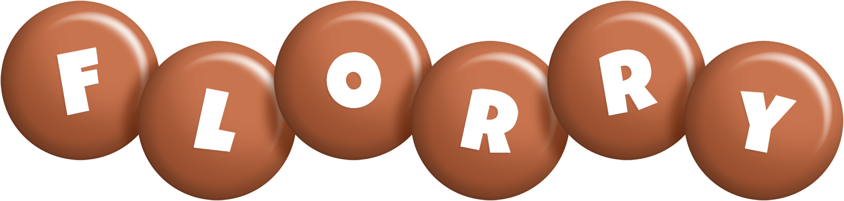 Florry candy-brown logo