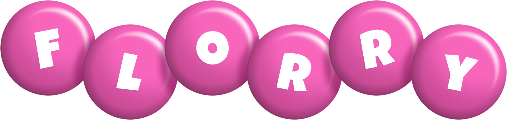 Florry candy-pink logo