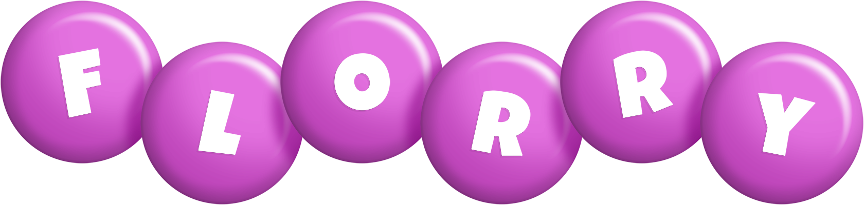Florry candy-purple logo
