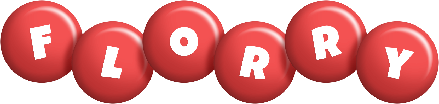 Florry candy-red logo