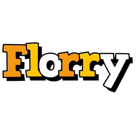 Florry cartoon logo