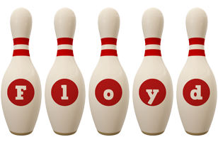 Floyd bowling-pin logo