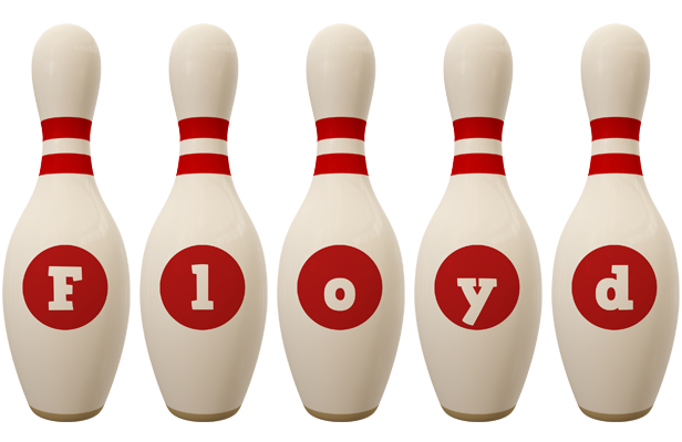 Floyd bowling-pin logo
