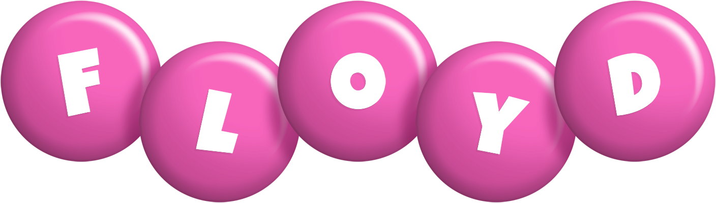 Floyd candy-pink logo
