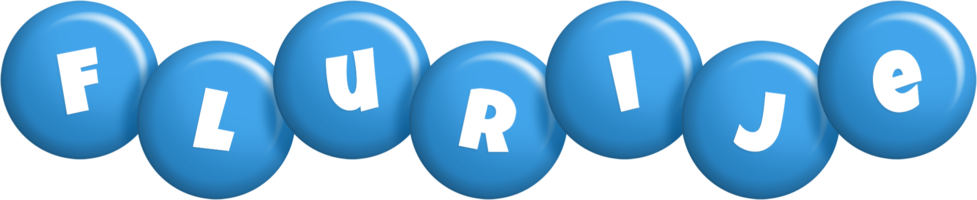 Flurije candy-blue logo