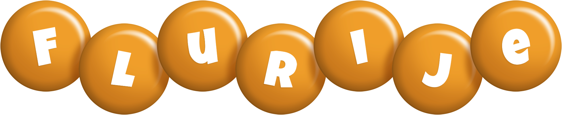 Flurije candy-orange logo