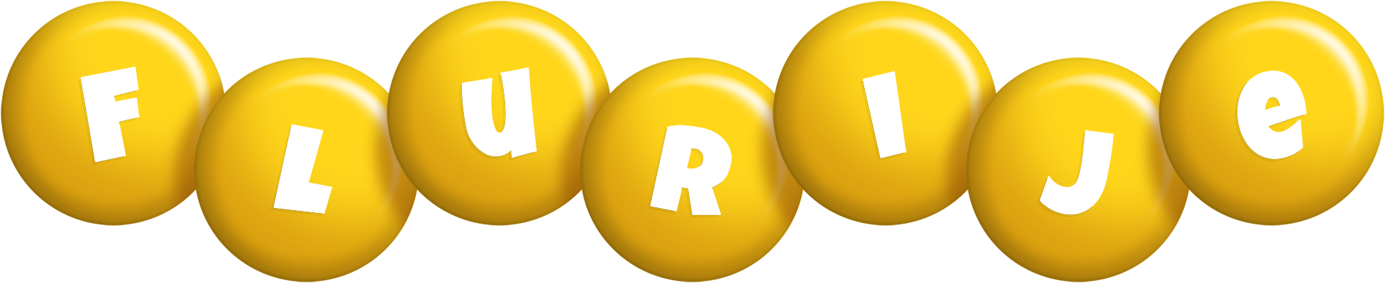 Flurije candy-yellow logo