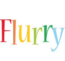 Flurry birthday logo