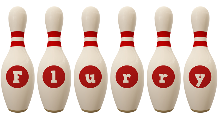 Flurry bowling-pin logo