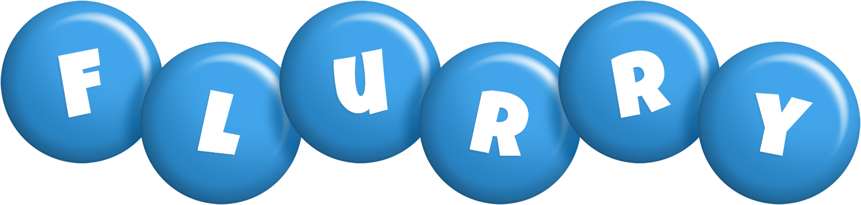 Flurry candy-blue logo
