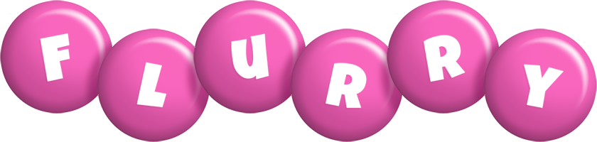 Flurry candy-pink logo