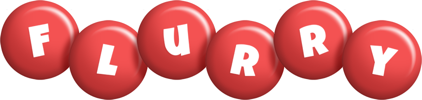 Flurry candy-red logo