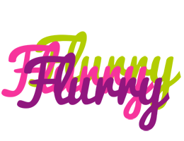 Flurry flowers logo