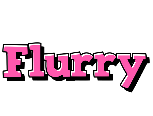 Flurry girlish logo