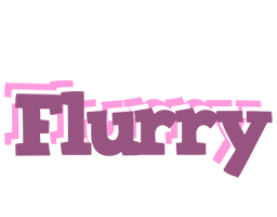 Flurry relaxing logo