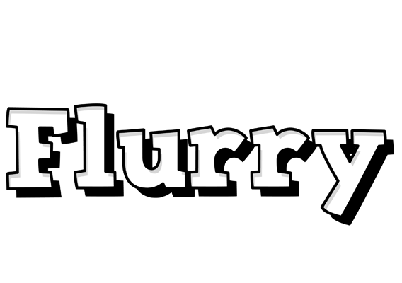 Flurry snowing logo