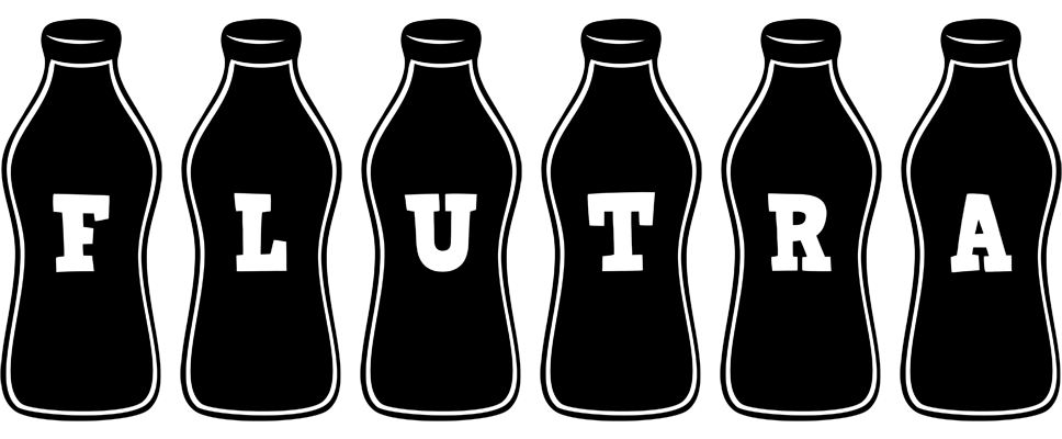 Flutra bottle logo
