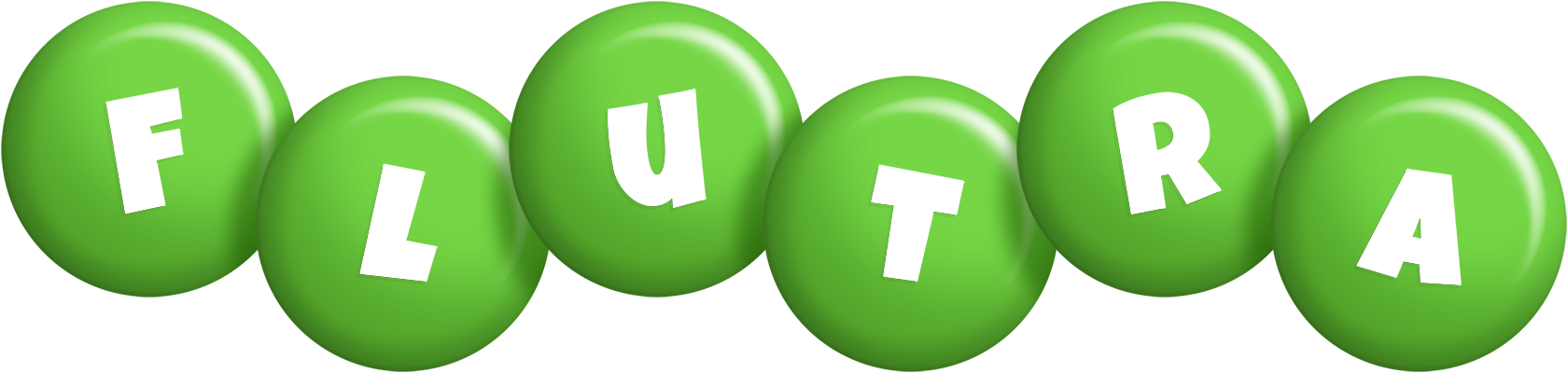 Flutra candy-green logo