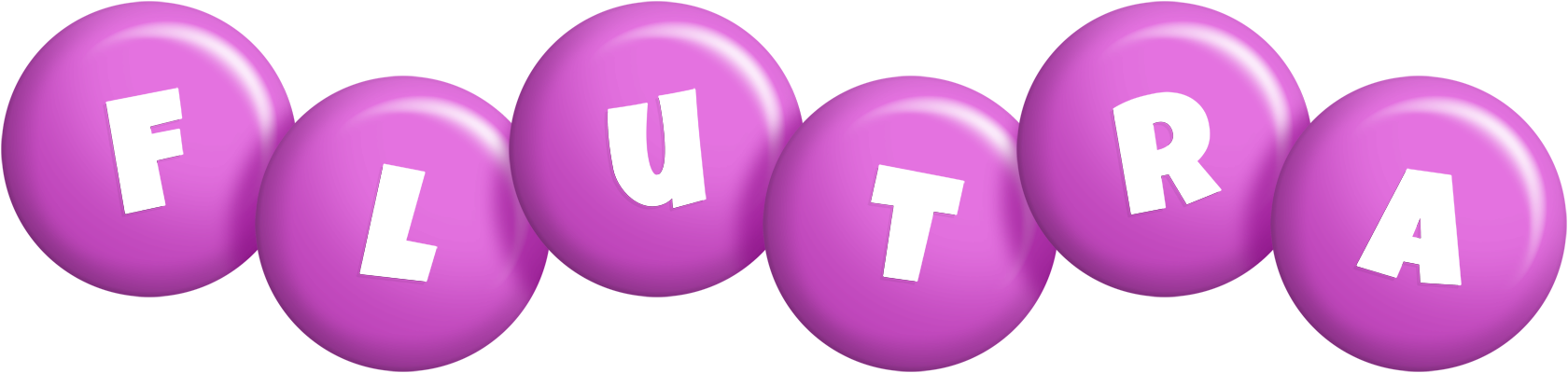 Flutra candy-purple logo